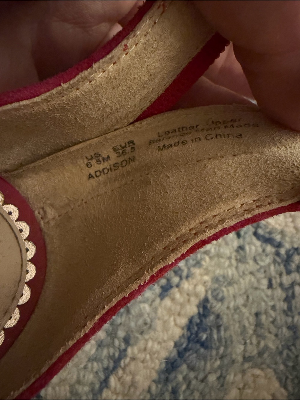 Sam Edelman Women's Pink Dot Ankle-Strap Sandals - Picture 4 of 4